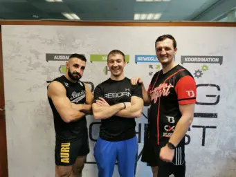 UFC-Kämpfer Alan Omer und ISKA-Campion Rinor Latifaj